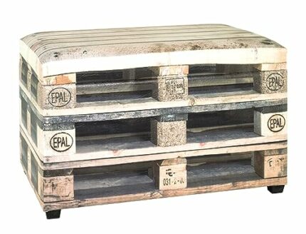 Haku-Möbel MDF Seat Chest 39 x W 58 x H 42 cm