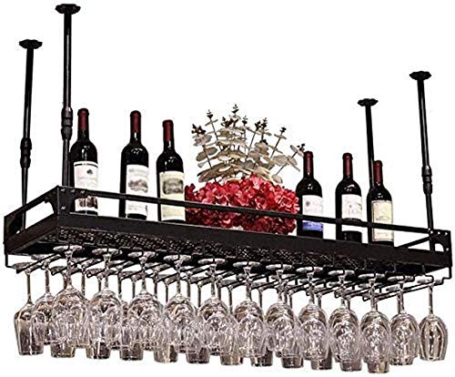 EYLINK Wine Racks,Wine Lovers/Hanging Wine Racks Wine Glass Rack Red Wine Cup Holder Goblet Rack Bottle Rack Glass Rack Stemware Racks Vintage St