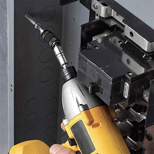 Pivoting Bit Holder Magnetic Pivot Drill Bit Holder Quick Release Flexible Screwdriver Bit Holder for Tight Spaces or Corners