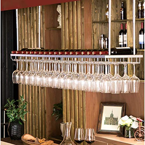 Stylish Simplicity Down Wine Rack, Retro Wrought Iron Wine Rack, Creative Display Stand, Goblet Rack Home, Restaurant Kitchen Bar Decoration Adju