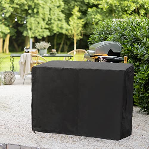 onlyfire 52-inch Outdoor Prep Table Cover for Keter Unity XL Portable Table|Storage Cabinet, Outdoor Garden Barbecue Cart Cover, 600D PVC Waterpr
