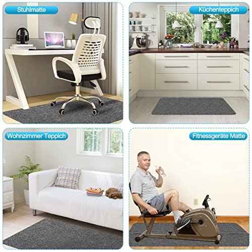 Office Chair Mat 120 * 90cm, LUPATDY Office Chair Mats for Hardwood Floors Non Slip Floor Protector Mat for Chairs Pad Desk Chairmats Office Floo