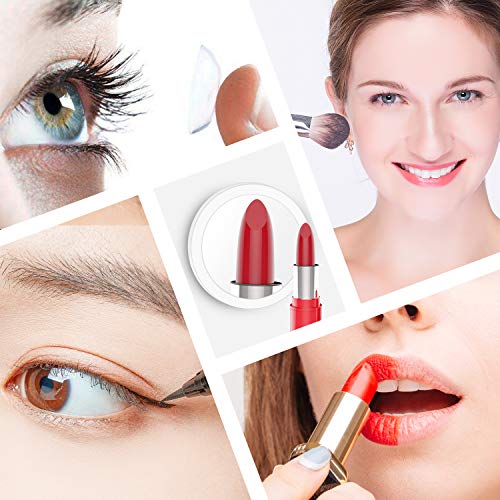 ISFORU 15x Magnifying Mirror with 3 Suction Cups - Use for Makeup Application, Tweezing, Blackhead/Blemish Removal - Travel Magnification Mirror