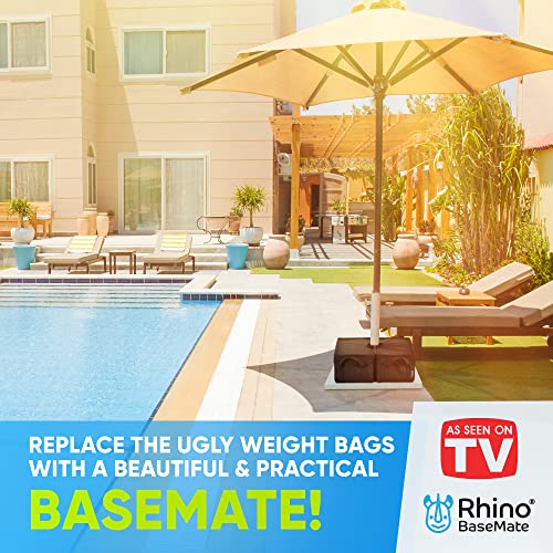 Rhino Parasol Base Weight, 45.7cm ~ Umbrella Base Weight Fits Any Offset, Cantilever & Any Outdoor Patio Umbrella Stand ~ Easy Set up (Detachable