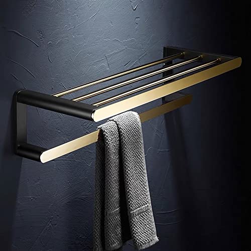 HIGOH Towel Racks,Bathroom Towel Rack Wall Mounted Towel Holder,Bathroom Accessories,Bathroom Shelf,Towel Rack,Towel Hanger Towel Holder,Bath Har