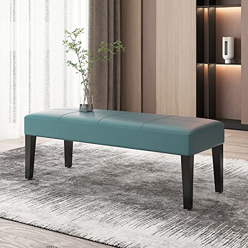 shoe storage bench ottoman Storage Benches Modern Pu Leather Bed Bench,Upholstered Entryway Shoe Bench,Rectangule Footrest Stool With Wood Legs,L