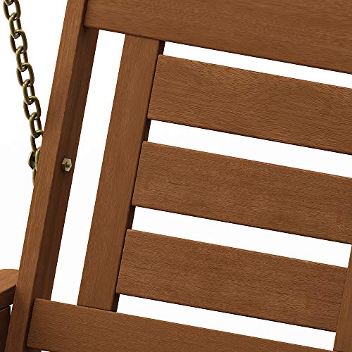 Furinno Porch Swing, Wood, Natural, one size