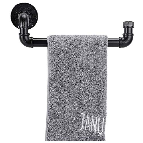 HIGOH Towel Rack Iron Towel Rack,Bathroom Towel Rails,Wall Mounted Retro Metal Towel Racked Surface,For Kitchen,Bathroom,Craft Room Bathroom Hard