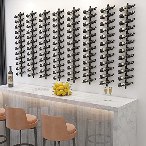 KEppd Wine Rack Wall Mounted - 6/8 Bottles Wine Rack Holder, Multipurpose Wall Mounted Organiser Storage Shelves for Bathroom Towels, Wash Clothe