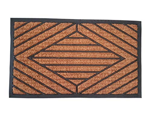 oKu-Tex Doormat, Coconut fibre, Natural, 45 x 75 x 0,8 cm