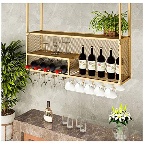 Stylish Simplicity Industrial Retro Stylish Simplicity Wine Glass Holder Stylish Simplicity Decoration Bottle Holder Metal Wrought Iron Storage H