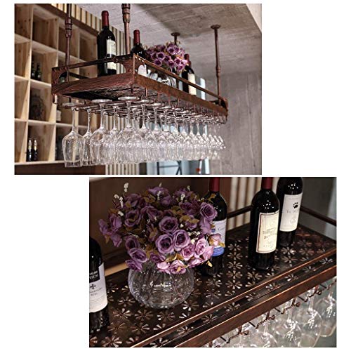 Stylish Simplicity Industrial Retro Stylish Simplicity Down Wine Glass Holder Creative Display Decorative Storage Home Goblet Holder Glass Wine C