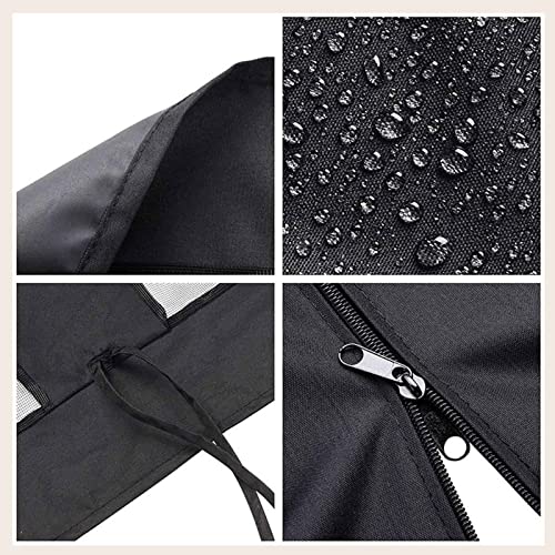 Mosquito Net with Zipper for Universal Outdoor 10x10 ftCanopy Tent,DIY Curtain Style Canopy Screen Walls for Patio Gazebo (Only Mosquito Net,Brow