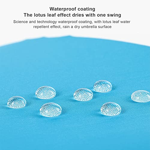 RXMORI Beach Chairs Umbrella, Portable Outdoor Umbrella, Windproof Sunshade, Universal Golfs Carts Rainproof Wheelchairs Accessories for Beach, S