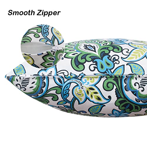 Magpie Fabrics Set of 2 Decorative Cushion Covers, 45 x 45 cm, Colourful Cushion Covers, Outdoor, Waterproof, Polyester, for Sofa, Bedroom, Outdo