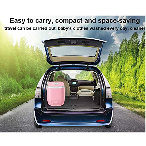 XIAOJUN Electric Mini Clothes Washing Machine Top Loading Semi-automatic 2.0kg Garment Washer+1.5kg Dryer Single Tub Cloth Drying (Color : A)