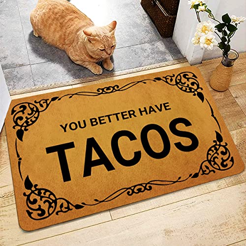 Front Door Mat Welcome Mat Sorry We're All Peopled Out Rubber Non Slip Backing Funny Doormat Indoor Outdoor Rug 24"(W) X 16"(L)