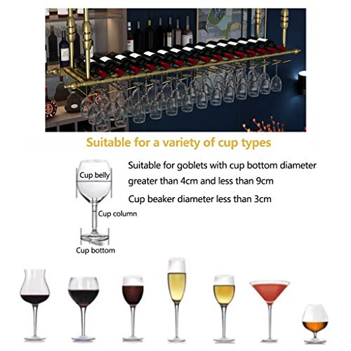 Stylish Simplicity Wine Glass Holder Vintage Wrought Iron Ceiling Stylish Simplicity Down Glass Wine Cup Holder Kitchen or Office Tableware Bottl