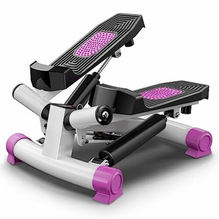 Foot Stepping Motion Machine, with Resistance Bands Home Steppers, Mini Twisting Stepper Machine, Portable Twisting Stepper Machine, Workout Fitn