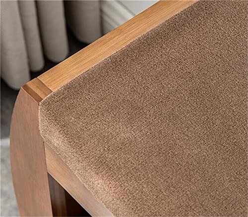 SDFGH Shoe Bench Rack Removable Cushion Hidden Storage Compartment Side Drawer Shoe Storage Organizer Shoe Cabinet (Color : Rosso, Size : 32x46x1