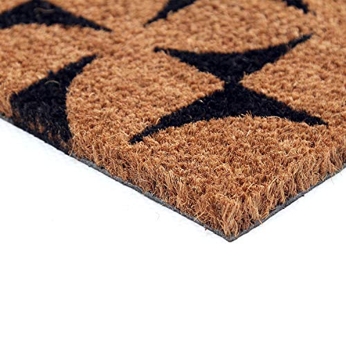 Coco&Coir Door Mat | Non-Slip | Thick Coir | Premium Quality | Rubber Backed | Eco-Friendly | Indoor | Outdoor | Heavy Duty | Bird Series | Bat D