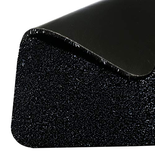 MUD STOPPER Door Mat | Shower Mat | Super Soft Feel | Machine Washable | Non-Slip Door Mat for Home/Office | 100% Polyester | 50 x 80cm - Graphit