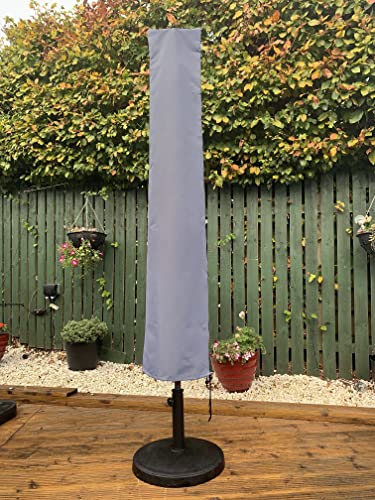 Kingsbridge Parasol Cover Waterproof 600D Heavy Duty Rip Proof Fabric Anti UV HxW 190x30/50cm Outdoor Patio Umbrella Cover Fits 2.7m 3m 9ft-11f P