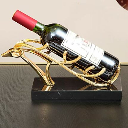 ZYZMH Wine Rack Character Decoration Creative Entrance Cabinet Living Room European Style Goblet Wine Bottle Rack Household