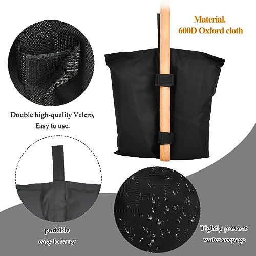 Gazebo Weights Sand Bags 4PCS Sand Bags for Gazebo Legs, Waterproof Pop Up Gazebo Sand Weights Grade Heavy Duty Double-Stitched Sand Weight Bags
