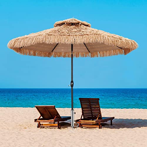 Inground Umbrella Stand Anchor with 4 Spike, Stainless Steel Grass Sun Umbrella Ground Stake, Outdoor in Ground Parasol Base Mount, Metal Patio U