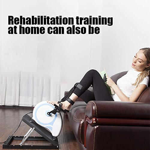 LUNEZY Portable Pedal Exerciser Bike with LCD Display Adjustable Resistance And Easy To Assemble Seated Exerciser Suitable for Home Fitness