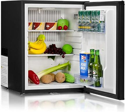 SMETA 12v fridge, Camping Fridge 12v 240v, 12V Fridge for Campervan, Campervan Fridge Caravan Fridge with Lock for Van, RV, Motorhome, Office, Do