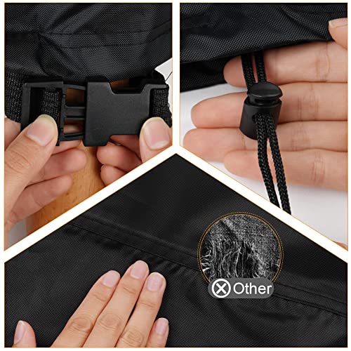 OFFCUP Garden Furniture Cover, 180*120*74cm Rattan Cube Set Cover, Heavy Duty 420D Oxford Fabric Patio Table Cover Patio Furniture Cover Garden T