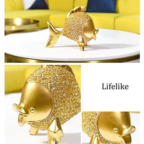n/a Sculpture decoration- Resin Crafts Goldfish Ornaments Hotel Bedroom Living Room Decorations Furnishings Wine Cabinet Partition Ornaments
