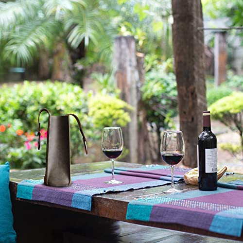 Londo Genuine Leather Wine Bottle Holder and Carrier