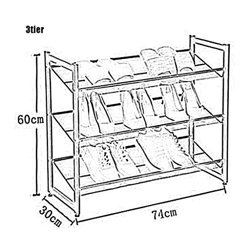 n/a Simple Shoe Rack, Multi-layer Household Economic Iron Door Shoes Shelf Dormitory Storage Shoe Cabinet