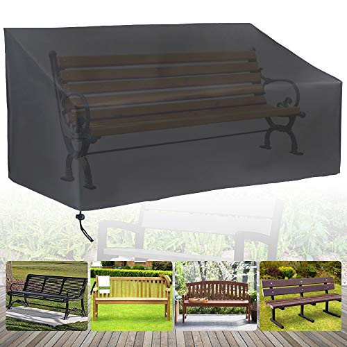 Outdoor furniture cover waterproof bench Covers 4 Seater Windproof Anti-UV outside seat covers for wooden garden furniture garden benches