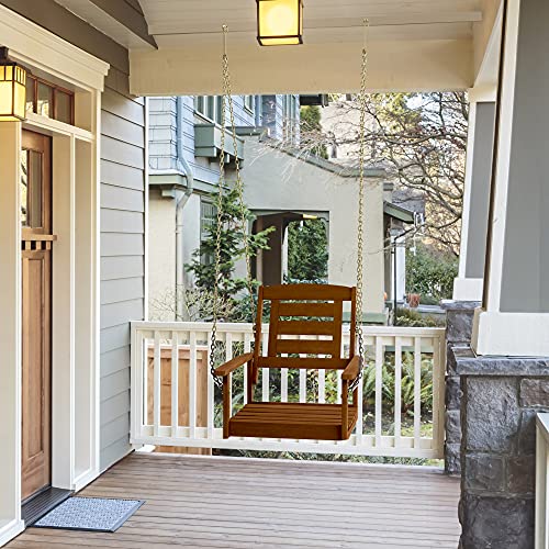 Furinno Porch Swing, Wood, Natural, one size