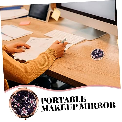 FOMIYES mirrors wallets purse little mirror makeup compact mirror compact small compact mirror round mirror vanity mirror folding mirror small mi