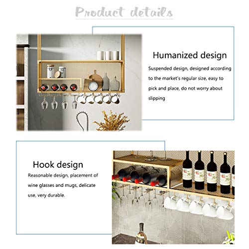 Stylish Simplicity Industrial Retro Stylish Simplicity Wine Glass Holder Stylish Simplicity Decoration Bottle Holder Metal Wrought Iron Storage H