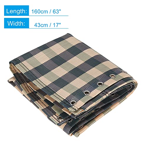 PATIKIL Gravity Chair Replacement Fabric, Anti-Gravity Chair Cloth Square Pattern Recliners Repair Tool Kit with with Cord Lace for Patio Outdoor