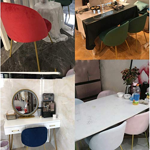 Modern Kitchen Dining Room Chairs Velvet Dining Chair Soft Seat And Back Velvet Living Room Chairs with Sturdy Metal Legs Kitchen Chairs (Color :