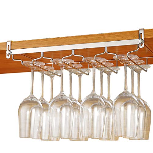 Fashion Creative Wine Glass Rack, 4 Row Champagne Fashion Creative Wine Glass Rack, Stemware Holder - Goblets Cup Rack 17-Inch Freestanding Wine