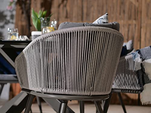 Royalcraft Aspen Dining Set, Grey/Teak