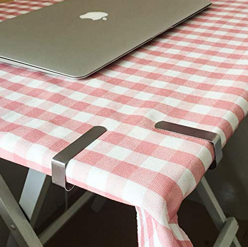 Pangmao 12PCS Stainless Steel Tablecloth Clips Table Cloth Cover Clamps Clip Set(S)