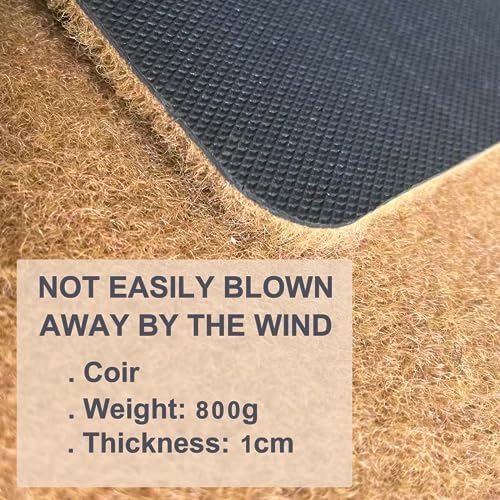 Jec&Smis Welcome Mat Check Ya Energy Door Mats for Home Entrance Funny Doormat 30X18 Inch, 10 mm Thick Outdoor Doormats Non Slip Mat Rugs for Doo