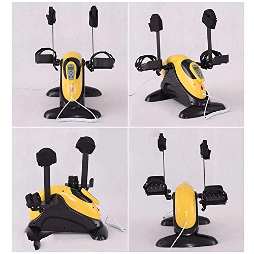 LUNEZY Creative Portable Pedal Exerciser Bike Electric Pedal Exerciser for Seniors Physiotherapy Exercise Fitness Gym