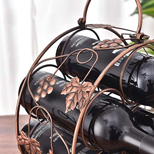 NEOCHY Creative Wine Rack, Multi-Bottle Wine Rack, Stylish Wine Rack, Iron Ornaments