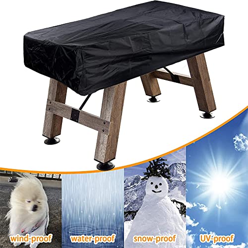 Skyour Foosball Table Cover Waterproof Outdoor Soccer Table Cover Protection Dustproof Foosball Table Covers for Game Room Universal Patio Coffee