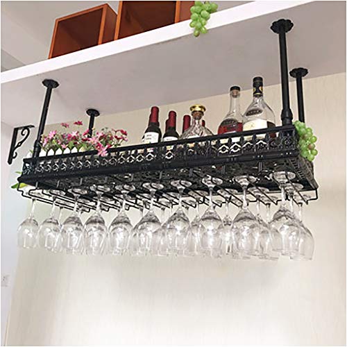 Stylish Simplicity Down Wine Rack, Vintage Wrought Iron Wine Rack, Bar Wine Rack, Creative Display Stand, Home Goblet Holder, Cabinet Bar Kitchen